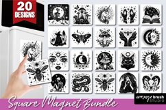 Celestial Magnet Bundle - Boho Mystical Magnet Sublimation