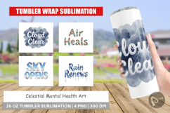 Celestial Mental Health Tumbler Product Image 1