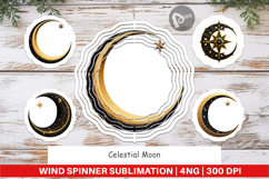 Wind Spinner Celestial Moon Product Image 1