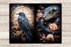 Celestial Moon Junk Journal Kit, Animals Printable Pages, GlamArtZhanna, Moon Ephemera, Mystic Animal, Junk Journal Pages, Flowers Journal Card, Wicca Journal Supplies, Craft Paper Collection, Whismical Animal Journal Card