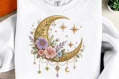 Celestial Moon PNG Design Product Image 1