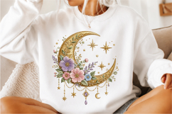 Celestial Moon PNG Design Product Image 3