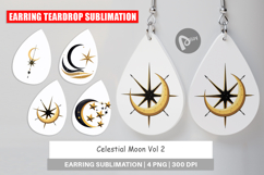Earring Celestial Moon Product Image 1