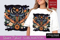 Celestial Moth Square Tshirt Background - Moth PNG Product Image 1