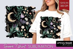 Celestial Moth Square Tshirt Background - Moth PNG Product Image 1
