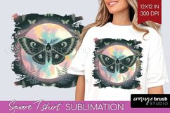 Celestial Moth Square Tshirt Background - Moth PNG Product Image 1