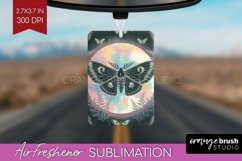 Celestial Moth Air Freshener PNG - Moth PNG Sublimation Product Image 1
