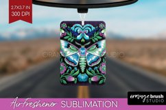 Celestial Moth Air Freshener PNG - Moth PNG Sublimation Product Image 1