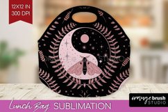 Celestial Moth Lunch Bag - Moth Lunch Bug PNG Sublimation Product Image 1