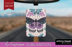 Celestial Moth Air Freshener PNG - Moth PNG Sublimation Product Image 1