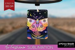 Celestial Moth Air Freshener PNG - Moth PNG Sublimation Product Image 1