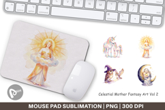 Celestial Mother Fantasy Art Mouse Pad Product Image 1