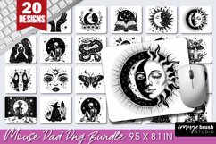 Celestial Mouse Pad Bundle - Boho Mystical Mousepad PNG