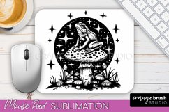 Celestial Mouse Pad PNG Boho Mystical Mousepad Sublimation