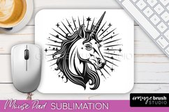 Celestial Mouse Pad PNG Boho Mystical Mousepad Sublimation