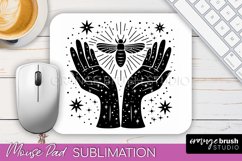 Celestial Mouse Pad PNG Boho Mystical Mousepad Sublimation