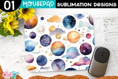 Celestial Mouse pad Sublimation Design PNG