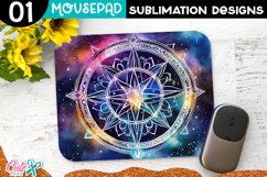 Celestial Mousepad Sublimation Design PNG
