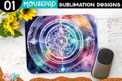 Celestial Mousepad Sublimation Design PNG