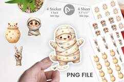 Celestial Mummies Sticker Product Image 1