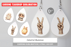 Celestial Mummies Earring Product Image 1