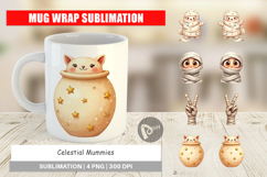 Celestial Mummies Mug Wrap Product Image 1