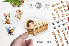 Celestial Mummies Sticker Product Image 1