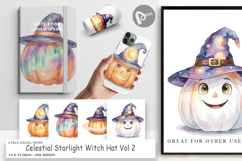 Celestial Witch Hat Digital Paper Product Image 1