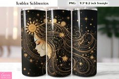 Vintage Fairy tumbler| Celestial Tumbler Sublimation Product Image 1