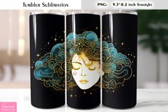 Celestial Art Tumbler|Celestial Tumbler Sublimation Product Image 1