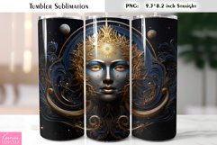3d Magic Girl Tumbler|Celestial Tumbler Sublimation Product Image 1