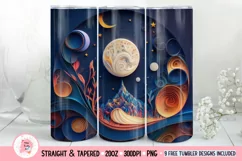 Celestial Tumbler Wrap, 20 oz tumbler wrap, Celestial png, Celestial Tumbler Wrap