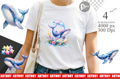 Celestial Whale Moon Sublimation Product Image 1