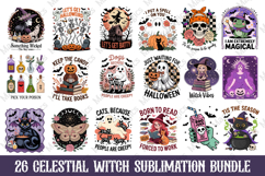 Celestial Witch Sublimation Bundle Png Product Image 1