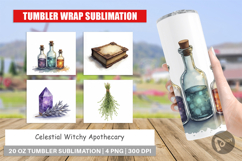 Celestial Witchy Apothecary Tumbler Product Image 1