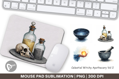 Celestial Witchy Apothecary Mouse Pad Product Image 1