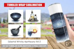 Celestial Witchy Apothecary Tumbler Product Image 1