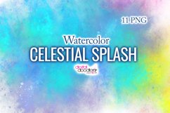 Watercolor Celestial Splash Product Image 5