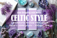 2 White Bookmark Mockup, Celtic Mockup, Mock Up Photo, p1 Product Image 1