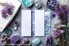 2 White Bookmark Mockup, Celtic Mockup, Mock Up Photo, p1 Product Image 2