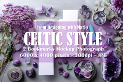 2 White Bookmark Mockup, Celtic Mockup, Mock Up Photo, p3 Product Image 1