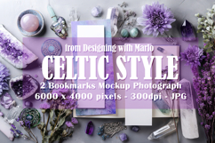 2 White Bookmark Mockup, Celtic Mockup, Mock Up Photo, p7 Product Image 1