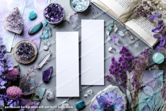2 White Bookmark Mockup, Celtic Mockup, Mock Up Photo, p9 Product Image 2