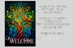 Celtic Irish Garden Flag, Tree of Life 12x18 Garden Flag, d1 Product Image 2
