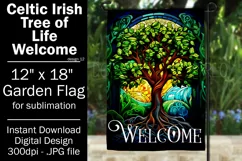 Celtic Irish Garden Flag, Tree of Life 12x18 Garden Flag, 12 Product Image 1