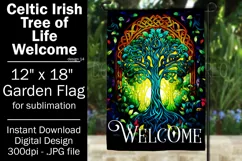 Celtic Irish Garden Flag, Tree of Life 12x18 Garden Flag, 14 Product Image 1