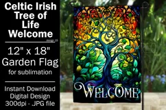 Celtic Irish Garden Flag, Tree of Life 12x18 Garden Flag, 15 Product Image 1