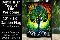 Celtic Irish Garden Flag, Tree of Life 12x18 Garden Flag, 16 Product Image 1