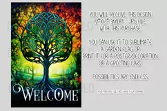 Celtic Irish Garden Flag, Tree of Life 12x18 Garden Flag, 16 Product Image 2