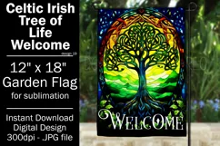 Celtic Irish Garden Flag, Tree of Life 12x18 Garden Flag, 19 Product Image 1